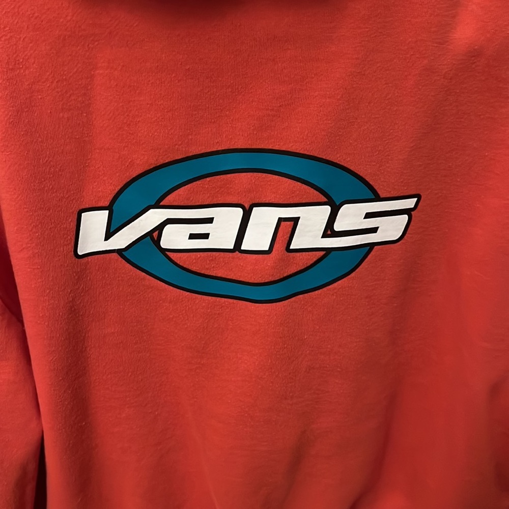 VANS Cropped Coral Hoodie